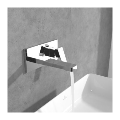 Villeroy & Boch Architectura Square potinkinis praustuvo maišytuvas su snapu, pasirenkama spalva Villeroy & Boch Architectura Square potinkinis praustuvo maišytuvas su snapu, pasirenkama spalva