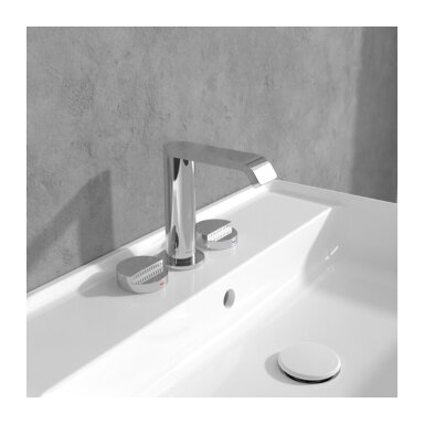 Villeroy & Boch Dawn 3 dalių maišytuvas praustuvui be dugno vožtuvo, pasirenkama spalva Villeroy & Boch Dawn 3 dalių maišytuvas praustuvui be dugno vožtuvo, pasirenkama spalva