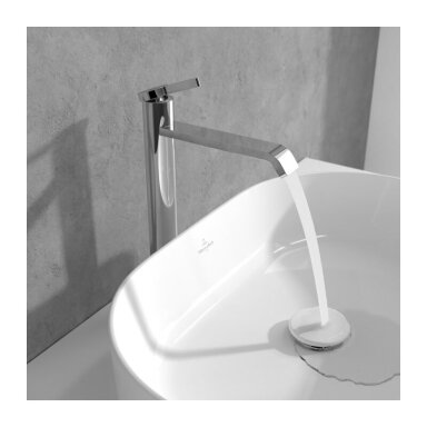Villeroy & Boch Dawn Tall maišytuvas praustuvui, su lenktu snapeliu, be dugno vožtuvo, pasirenkama spalva Villeroy & Boch Dawn Tall maišytuvas praustuvui, su lenktu snapeliu, be dugno vožtuvo, pasirenkama spalva