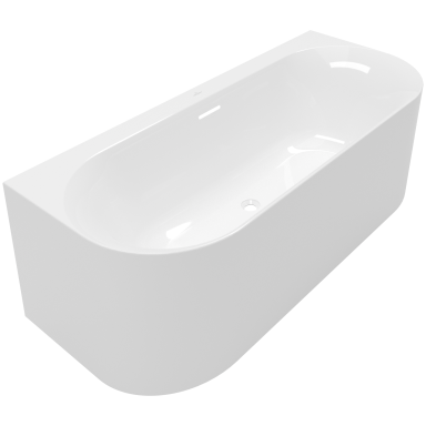 Villeroy & Boch Loop & Friends prie sienos glaudžiama akrilinė vonia, 180x80, balta Villeroy & Boch Loop & Friends prie sienos glaudžiama akrilinė vonia, 180x80, balta