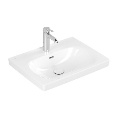 Villeroy & Boch Skyla 600x460mm pakabinamas praustuvas CeramicPlus danga Villeroy & Boch Skyla 600x460mm pakabinamas praustuvas CeramicPlus danga