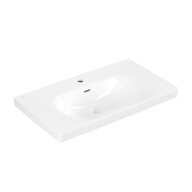 Villeroy & Boch Skyla 800x460mm pakabinamas praustuvas CeramicPlus danga Villeroy & Boch Skyla 800x460mm pakabinamas praustuvas CeramicPlus danga