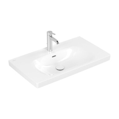 Villeroy & Boch Skyla 800x460mm pakabinamas praustuvas CeramicPlus danga Villeroy & Boch Skyla 800x460mm pakabinamas praustuvas CeramicPlus danga