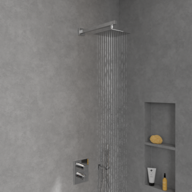 Villeroy & Boch Universal Showers lietaus dušo galva, kvadratinė Villeroy & Boch Universal Showers lietaus dušo galva, kvadratinė