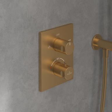 Villeroy & Boch Universal Showers potinkinis termostatinis dušo maišytuvas su 2 funkcijomis Villeroy & Boch Universal Showers potinkinis termostatinis dušo maišytuvas su 2 funkcijomis
