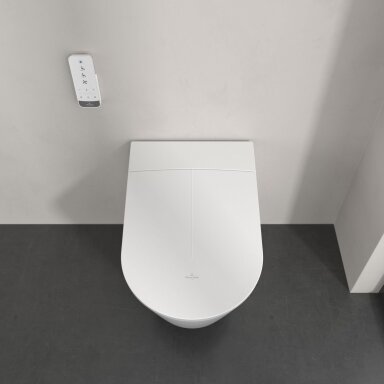 Villeroy & Boch ViClean Tivo pakabinamas išmanus klozetas su DirectFlush Villeroy & Boch ViClean Tivo pakabinamas išmanus klozetas su DirectFlush
