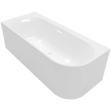Villeroy & Boch vonia Loop & Friends 180x80 cm, kairinė, balta Villeroy & Boch vonia Loop & Friends 180x80 cm, kairinė, balta