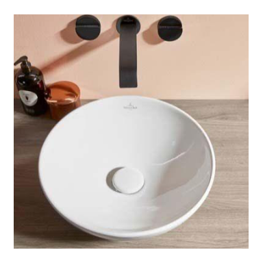 Villeroy&Boch baldinis praustuvas Ø380 Loop&Friends 4A450001 su persipilimu Villeroy&Boch baldinis praustuvas Ø380 Loop&Friends 4A450001 su persipilimu