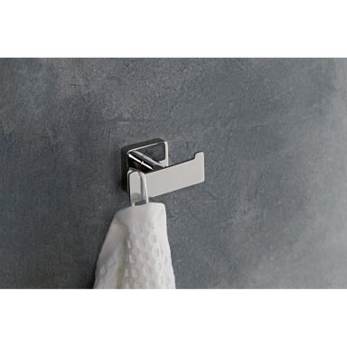 Villeroy&Boch Elements - Striking dvigubas rankšluosčių kabliukas, 80x44x45mm, pasirinkite spalvą Villeroy&Boch Elements - Striking dvigubas rankšluosčių kabliukas, 80x44x45mm, pasirinkite spalvą