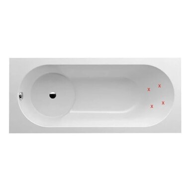 Villeroy&Boch vonia Libra Solo iš Quaryl medžiagos 180x80cm Villeroy&Boch vonia Libra Solo iš Quaryl medžiagos 180x80cm