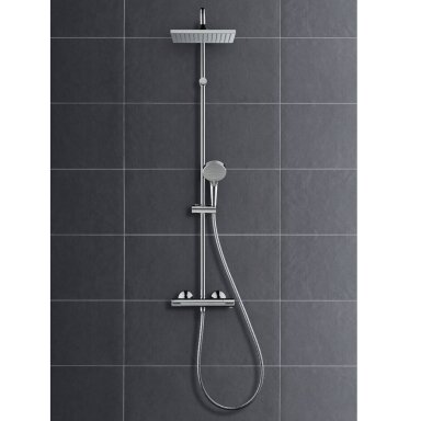 Virštinkinė termostatinė dušo sistema Hansgrohe Vernis Shape 230 1 Jet Virštinkinė termostatinė dušo sistema Hansgrohe Vernis Shape 230 1 Jet