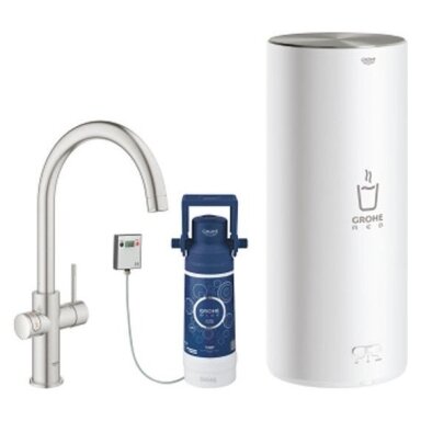 Virtuvinis maišytuvas su vandens šildytuvu ir filtru Grohe RED DUO Virtuvinis maišytuvas su vandens šildytuvu ir filtru Grohe RED DUO