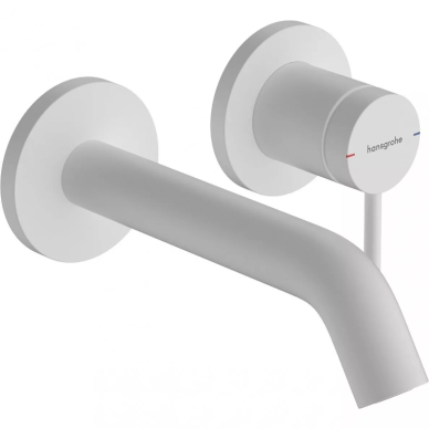 Vienos svirties praustuvo maišytuvas Hansgrohe Tecturis S 16,5 cm, balta matinė Vienos svirties praustuvo maišytuvas Hansgrohe Tecturis S 16,5 cm, balta matinė