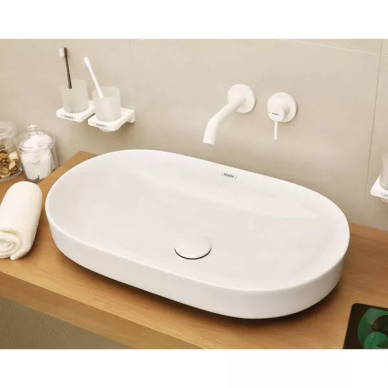 Vienos svirties praustuvo maišytuvas Hansgrohe Tecturis S 16,5 cm, balta matinė 2 Vienos svirties praustuvo maišytuvas Hansgrohe Tecturis S 16,5 cm, balta matinė 2