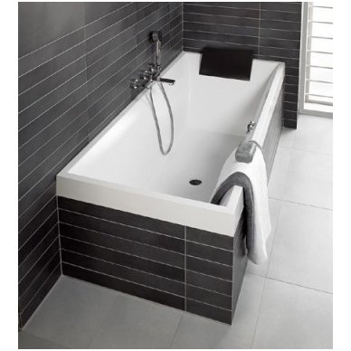 Vonia Villeroy & Boch SQUARO, 170x75 cm iš Quaryl medžiagos 1 Vonia Villeroy & Boch SQUARO, 170x75 cm iš Quaryl medžiagos 1