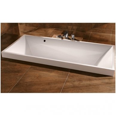 Vonia Villeroy & Boch SQUARO, 170x75 cm iš Quaryl medžiagos 2 Vonia Villeroy & Boch SQUARO, 170x75 cm iš Quaryl medžiagos 2