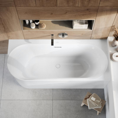 Villeroy & Boch Architectura Loop&Friends vonia 170x75 cm, akrilas, dešinė, balta 2 Villeroy & Boch Architectura Loop&Friends vonia 170x75 cm, akrilas, dešinė, balta 2