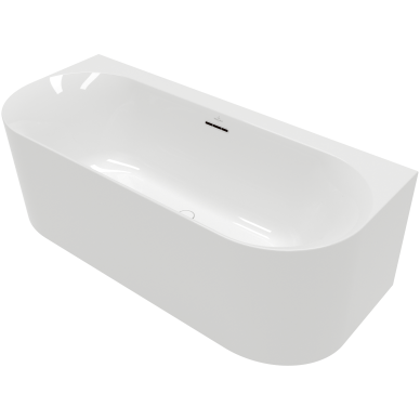 Villeroy & Boch Loop & Friends prie sienos glaudžiama akrilinė vonia, 180x80, balta 2 Villeroy & Boch Loop & Friends prie sienos glaudžiama akrilinė vonia, 180x80, balta 2