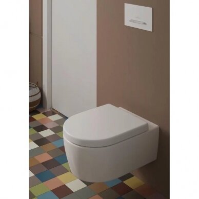 Villeroy & Boch SOUL pakabinamas WC su DirectFlush technologija, soft-close dangčiu 2