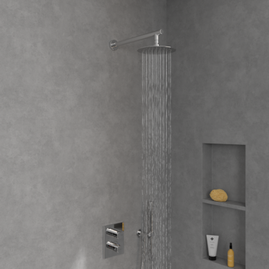 Villeroy & Boch Universal Showers lietaus dušo galva, apvali, (chromas, 200 mm) 1