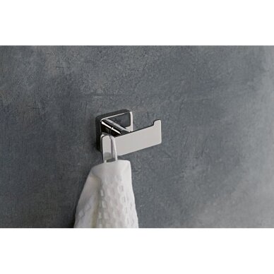 Villeroy&Boch Elements - Striking dvigubas rankšluosčių kabliukas, 80x44x45mm, pasirinkite spalvą