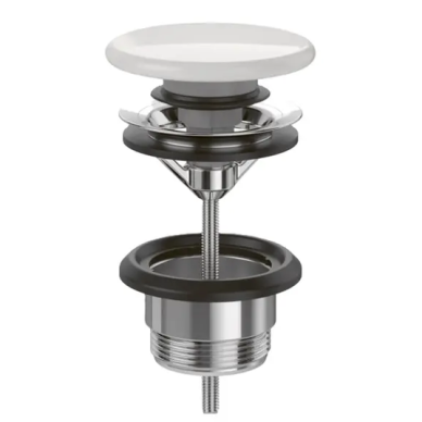 Villeroy&Boch ventilis su keraminiu dangteliu (Push-open) su persipylimu Villeroy&Boch ventilis su keraminiu dangteliu (Push-open) su persipylimu