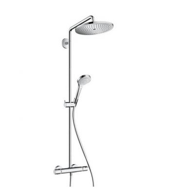 Virštinkinė termostatinė dušo sistema Hansgrohe Croma Select 280 Air 1-os padėties Virštinkinė termostatinė dušo sistema Hansgrohe Croma Select 280 Air 1-os padėties