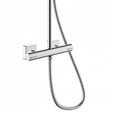 Virštinkinė termostatinė dušo sistema Hansgrohe Vernis Shape 230 1 Jet 3