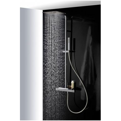 Virštinkinė termostatinė dušo sistema su lentynėle Alpi Naboo 1