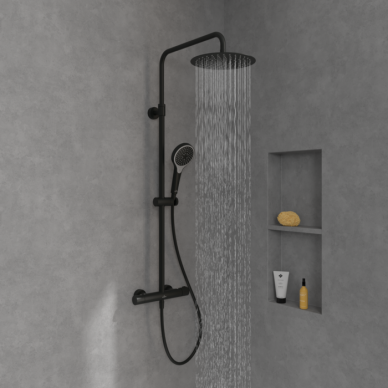 Virštinkinė termostatinė dušo sistema Villeroy & Boch Verve Showers 4