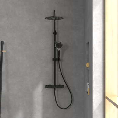 Virštinkinė termostatinė dušo sistema Villeroy & Boch Verve Showers 5