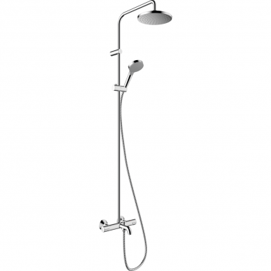 Virštinkinis dušo/vonios komplektas Hansgrohe Vernis Blend Showerpipe 200 1jet Virštinkinis dušo/vonios komplektas Hansgrohe Vernis Blend Showerpipe 200 1jet