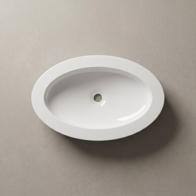Vispool Oval įleidžiamas praustuvas 700x450 mm 1 Vispool Oval įleidžiamas praustuvas 700x450 mm 1