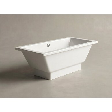 Vispool vonia Nordica 1600x750 mm iš Marmoryl medžiagos 1 Vispool vonia Nordica 1600x750 mm iš Marmoryl medžiagos 1