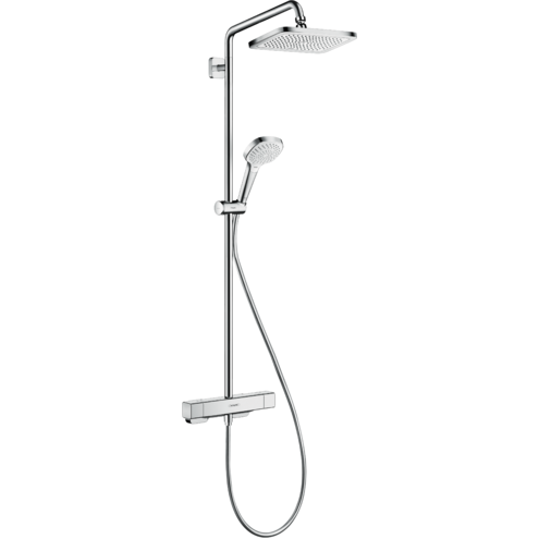 Virštinkinė termostatinė dušo sistema Hansgrohe Croma E Showerpipe 280 1jet