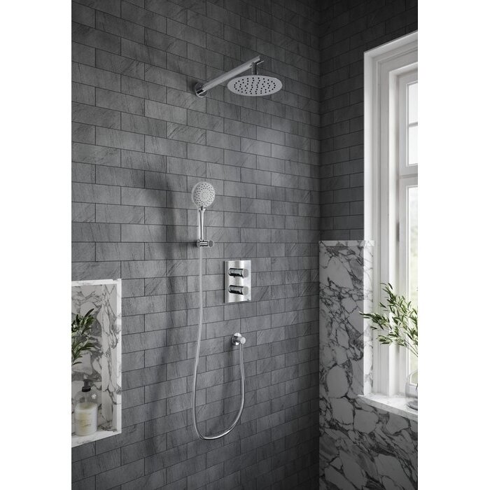 Villeroy & Boch Universal Showers lietaus dušo galva, apvali, (chromas, 200 mm) 4 Villeroy & Boch Universal Showers lietaus dušo galva, apvali, (chromas, 200 mm) 4