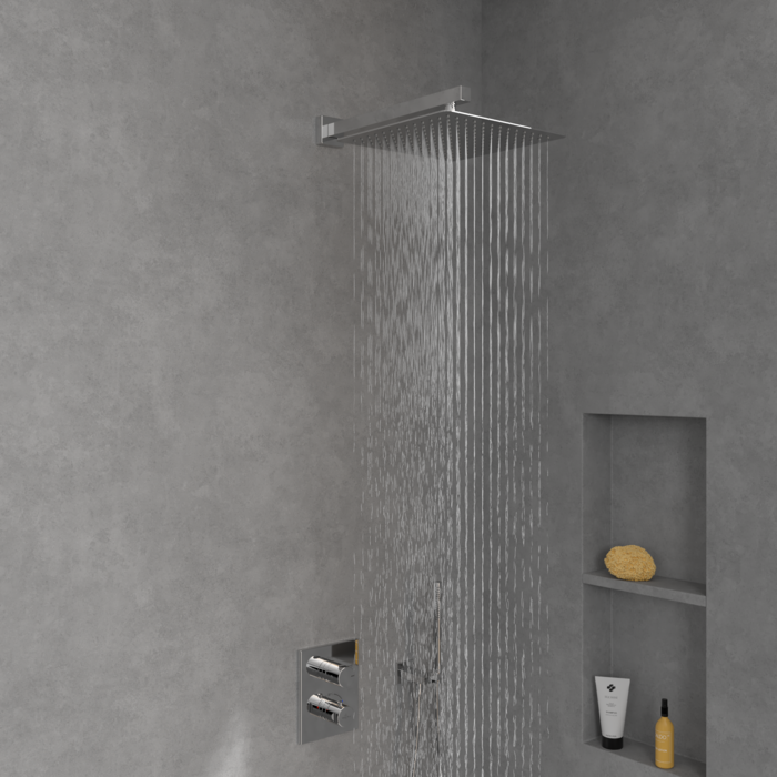 Villeroy & Boch Universal Showers lietaus dušo galva, kvadratinė, (chromas, 300 mm) 1 Villeroy & Boch Universal Showers lietaus dušo galva, kvadratinė, (chromas, 300 mm) 1