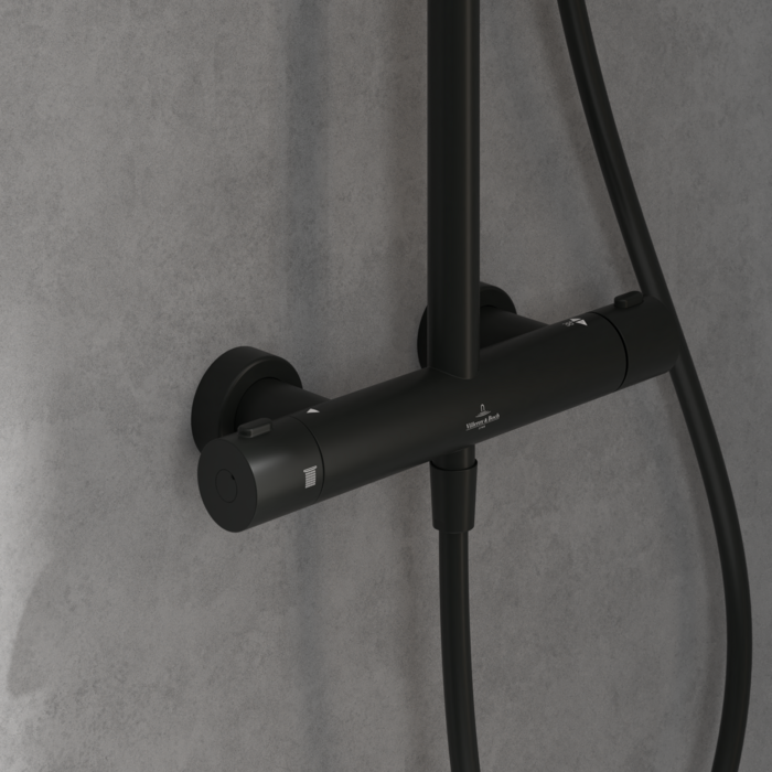 Virštinkinė termostatinė dušo sistema Villeroy & Boch Verve Showers 2 Virštinkinė termostatinė dušo sistema Villeroy & Boch Verve Showers 2