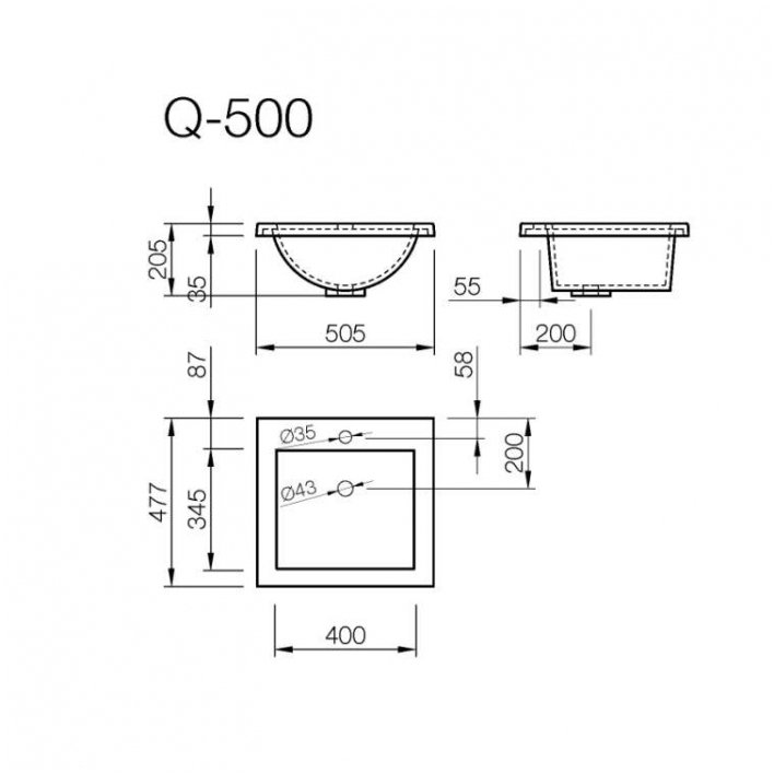 Vispool praustuvas Q-500 505x470 mm 5 Vispool praustuvas Q-500 505x470 mm 5