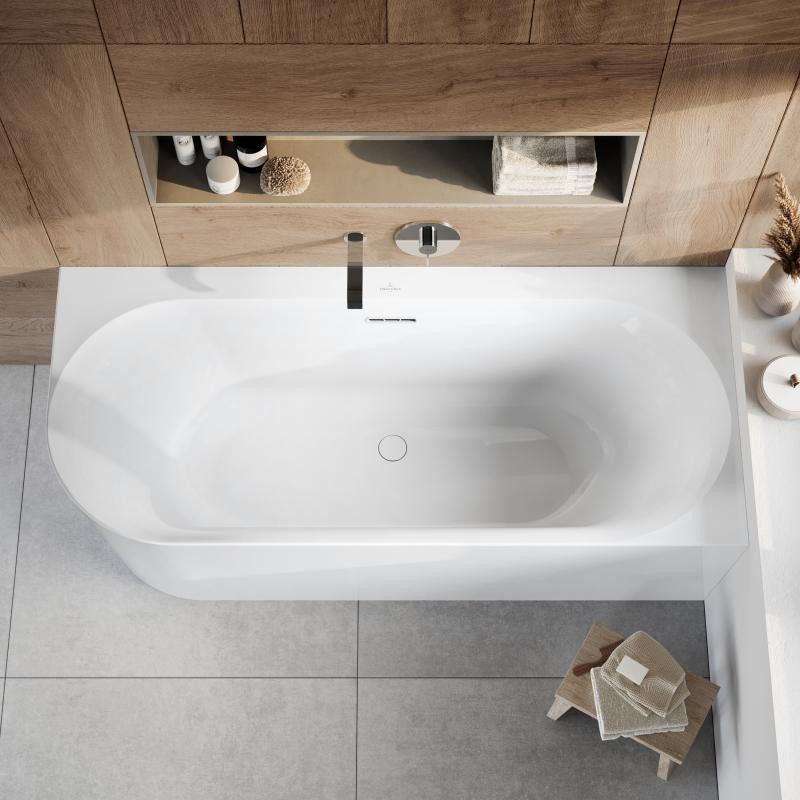 Villeroy & Boch Architectura Loop&Friends vonia 170x75 cm, akrilas, dešinė, balta 2 Villeroy & Boch Architectura Loop&Friends vonia 170x75 cm, akrilas, dešinė, balta 2