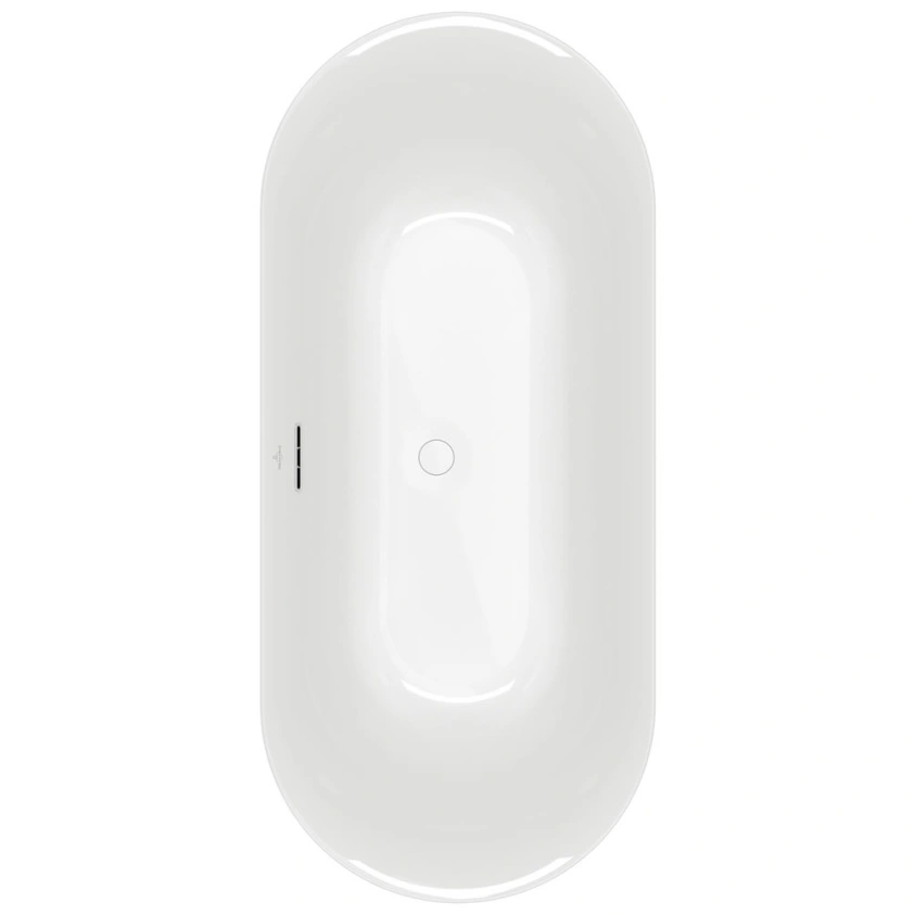 Villeroy & Boch Loop & Friends laisvai pastatoma akrilinė vonia, 180x80, balta, ovali 1 Villeroy & Boch Loop & Friends laisvai pastatoma akrilinė vonia, 180x80, balta, ovali 1