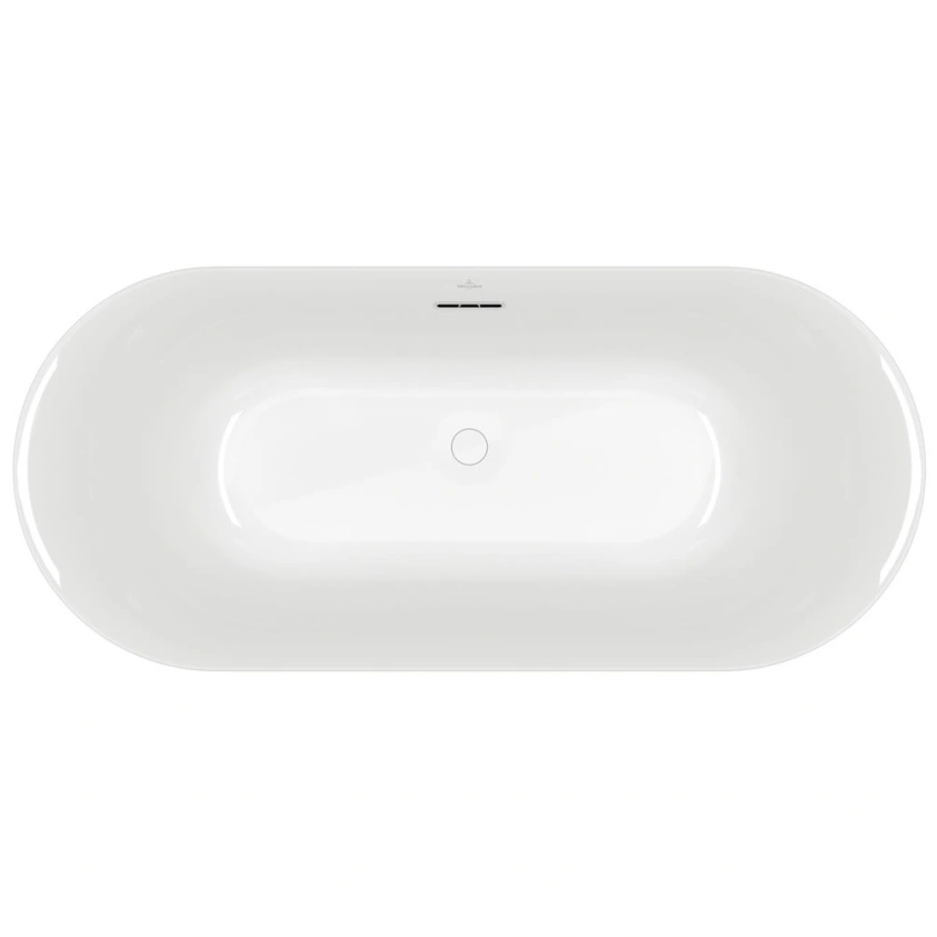 Villeroy & Boch Loop & Friends laisvai pastatoma akrilinė vonia, 180x80, balta, ovali Villeroy & Boch Loop & Friends laisvai pastatoma akrilinė vonia, 180x80, balta, ovali