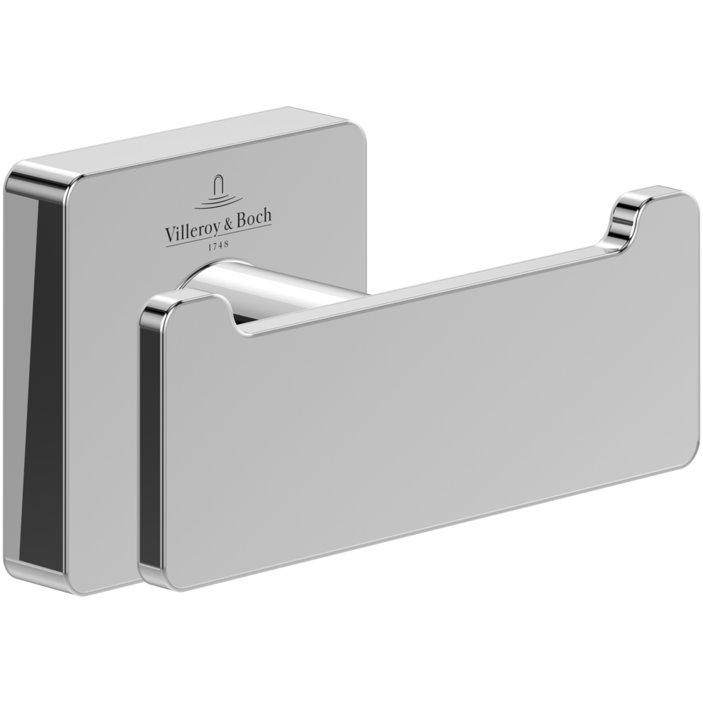 Villeroy&Boch Elements - Striking dvigubas rankšluosčių kabliukas, 80x44x45mm, pasirinkite spalvą 1