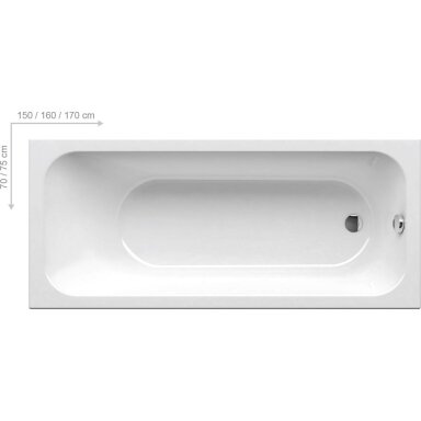 Vonia Ravak Chrome Slim Vonia Ravak Chrome Slim