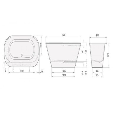 Vonia PAA SilkStone Deco Rim Graphite 166 cm Vonia PAA SilkStone Deco Rim Graphite 166 cm