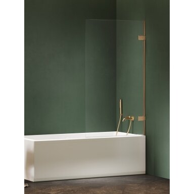Vonios sienelė New Trendy Oxia Gold BRUSHED, pasirenkamas dydis ir pusė Vonios sienelė New Trendy Oxia Gold BRUSHED, pasirenkamas dydis ir pusė