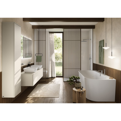 Vonia VILLEROY&BOCH Oberon 2.0 180x80 su priekine panele, apvalinti kampai, su sifonu baltais ir chromuotais dangteliais 3 Vonia VILLEROY&BOCH Oberon 2.0 180x80 su priekine panele, apvalinti kampai, su sifonu baltais ir chromuotais dangteliais 3