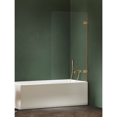 Vonios sienelė New Trendy Oxia Gold BRUSHED, pasirenkamas dydis ir pusė Vonios sienelė New Trendy Oxia Gold BRUSHED, pasirenkamas dydis ir pusė