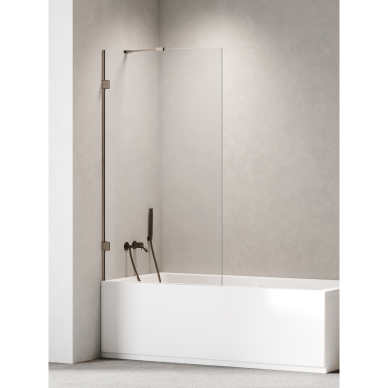 Vonios sienelė New Trendy Oxia Gunmetal BRUSHED, pasirenkamas dydis Vonios sienelė New Trendy Oxia Gunmetal BRUSHED, pasirenkamas dydis