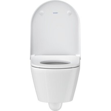 WC pakabinamas Duravit D-Neo rimless su soft close dangčiu WC pakabinamas Duravit D-Neo rimless su soft close dangčiu